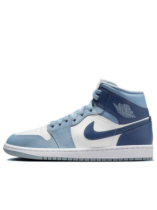 Кроссовки 1 средние Air Jordan — изображение 1 из 4, синий/белый