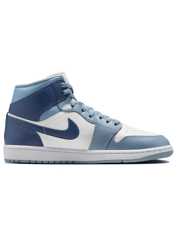 Кроссовки 1 средние Air Jordan — изображение 2 из 4, синий/белый