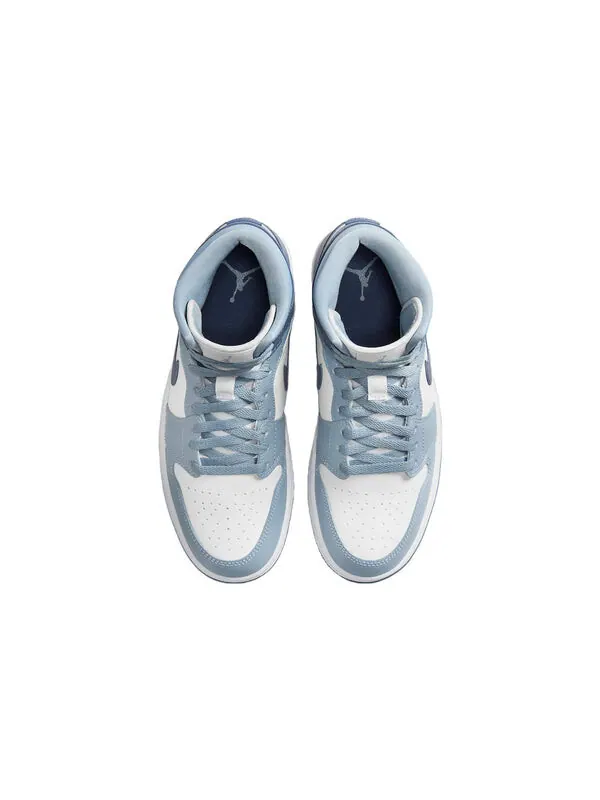 Кроссовки 1 средние Air Jordan — изображение 4 из 4, синий/белый