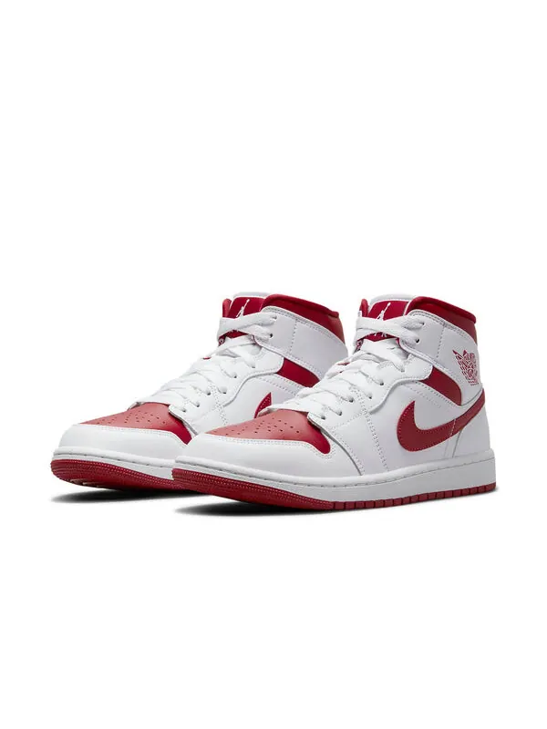 Кроссовки 1 средние Air Jordan — изображение 3 из 4, белый