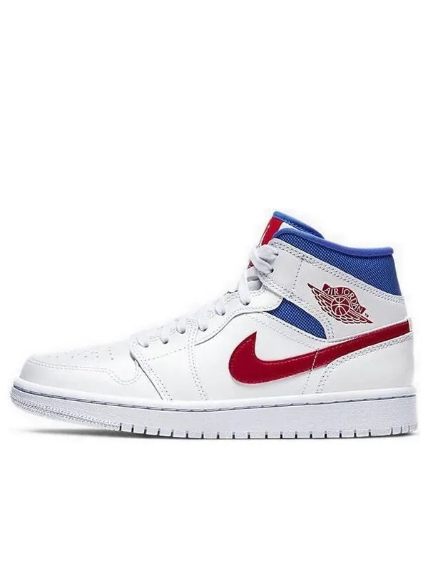 Кроссовки 1 средние Air Jordan — изображение 1 из 4, белый/красный