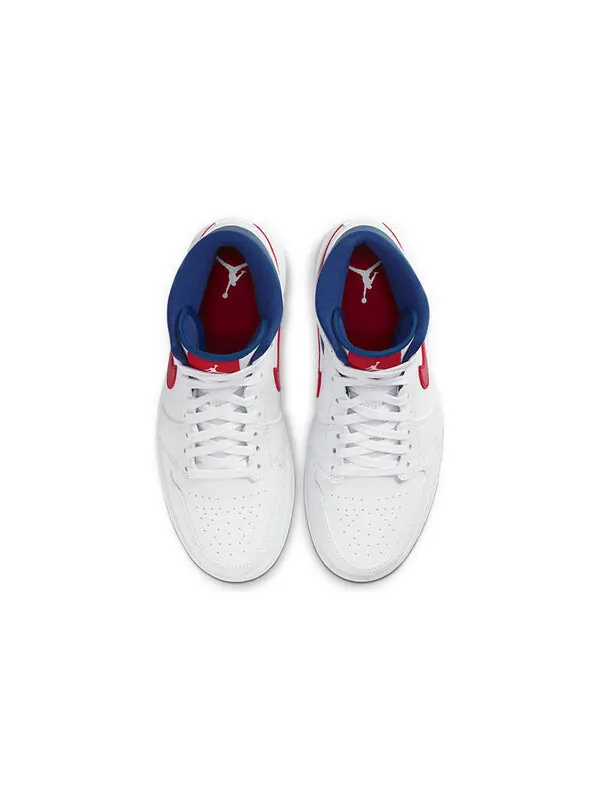 Кроссовки 1 средние Air Jordan — изображение 4 из 4, белый/красный