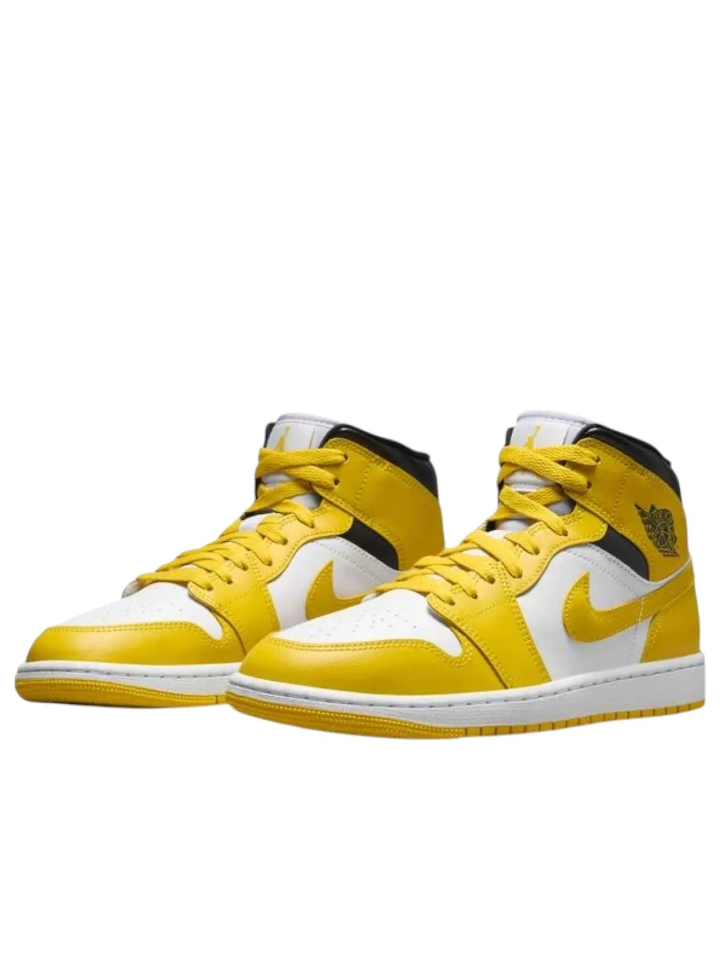 Кроссовки (WMNS) Air Jordan 1 Mid 'Vivid Sulfur ' — изображение 2 из 6, желтый