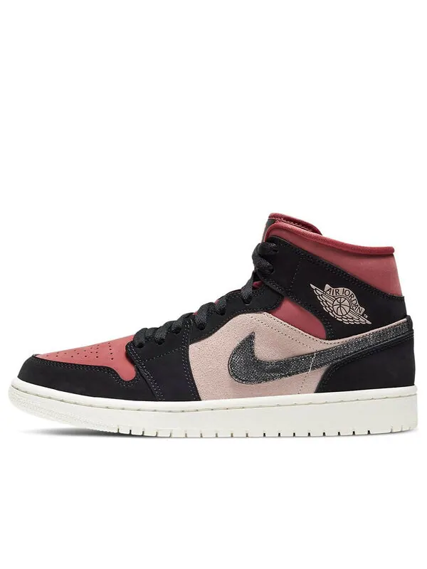 Кроссовки 1 mid 'canyon rust' Air Jordan — изображение 1 из 4, бордовый/розовый