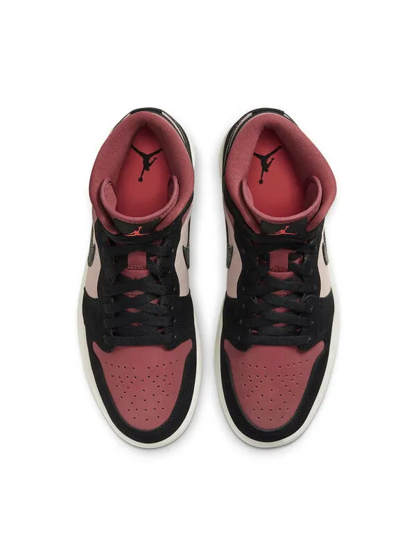 Кроссовки 1 mid 'canyon rust' Air Jordan — изображение 4 из 4, бордовый/розовый