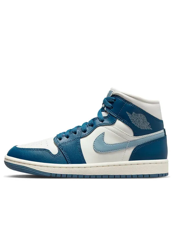 Кроссовки 1 средние Air Jordan — изображение 1 из 4, синий/синий