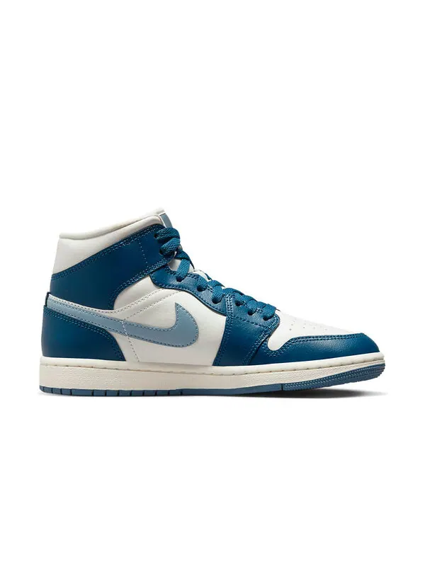 Кроссовки 1 средние Air Jordan — изображение 2 из 4, синий/синий