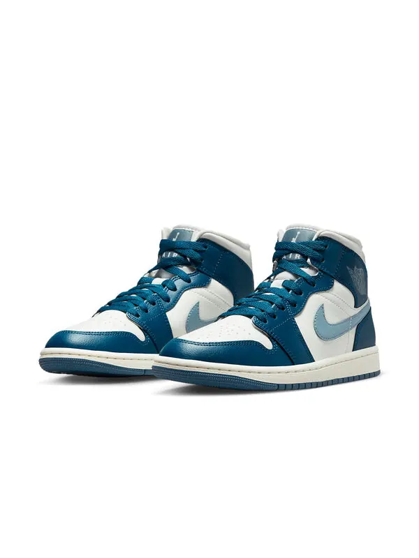 Кроссовки 1 средние Air Jordan — изображение 3 из 4, синий/синий