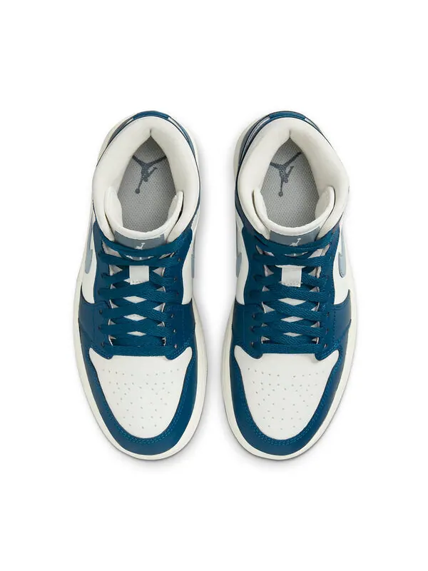 Кроссовки 1 средние Air Jordan — изображение 4 из 4, синий/синий