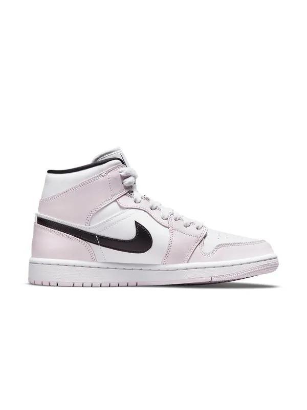 Кроссовки 1 mid 'barely rose' Air Jordan — изображение 2 из 4, розовый/белый/черный