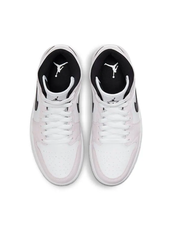 Кроссовки 1 mid 'barely rose' Air Jordan — изображение 4 из 4, розовый/белый/черный