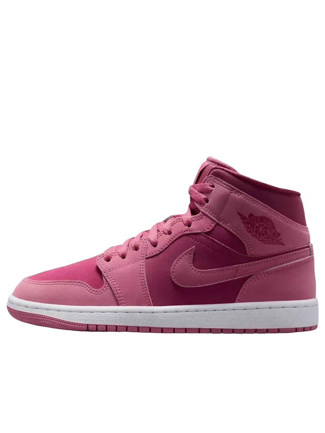 Женские кроссовки с кожаным верхом Air Jordan 1 Mid Desert Berry — изображение 1 из 6, фиолетовый