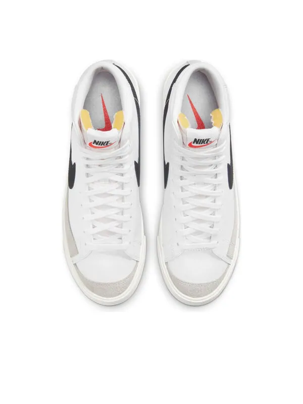 Кроссовки blazer mid '77 vintage 'white black' Nike — изображение 2 из 3, белый/черный