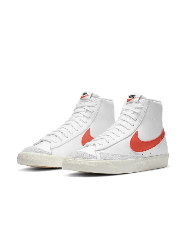 Кроссовки blazer mid '77 vintage 'white mantra orange' Nike — изображение 3 из 4, белый/оранжевый
