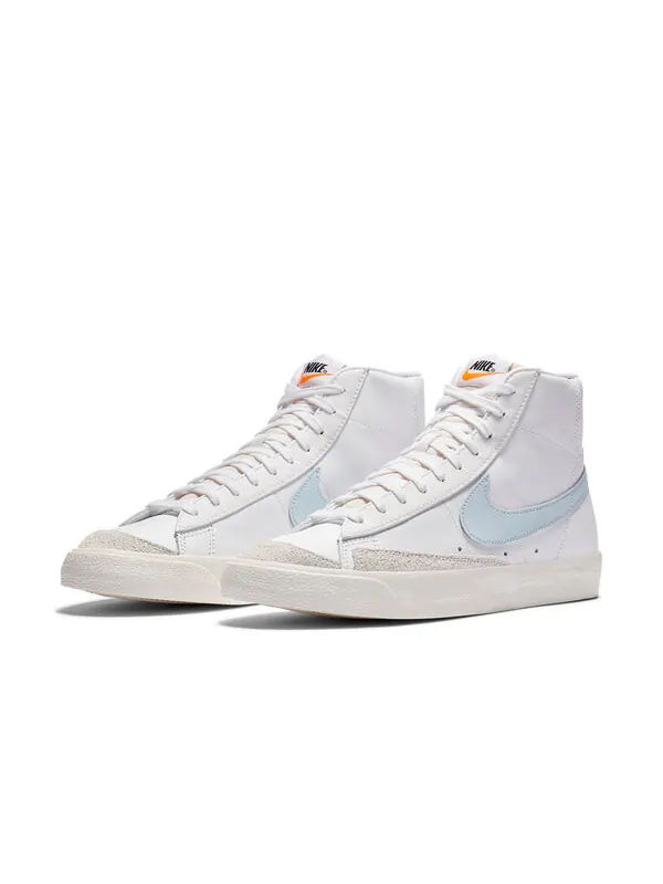 Кроссовки blazer mid '77 vintage 'white celestine blue' Nike — изображение 3 из 4, белый/синий