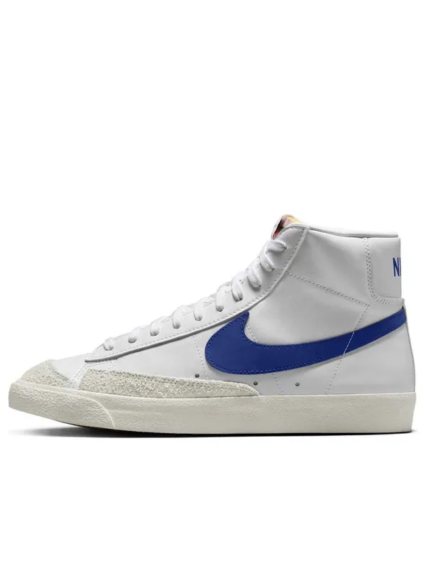 Кроссовки blazer mid white sail deep royal blue' Nike — изображение 1 из 4, белый