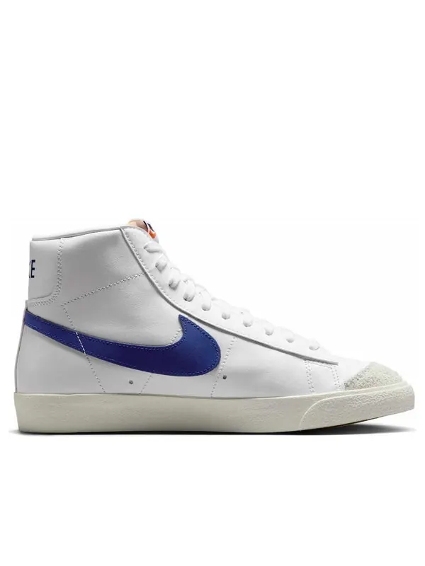 Кроссовки blazer mid white sail deep royal blue' Nike — изображение 2 из 4, белый
