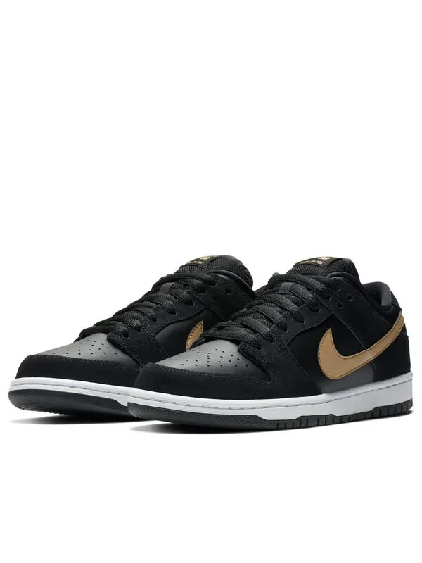 Кроссовки sb dunk low pro 'metallic gold' Nike — изображение 3 из 4, бежевый