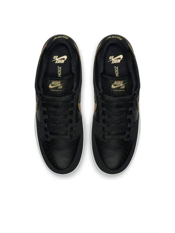 Кроссовки sb dunk low pro 'metallic gold' Nike — изображение 4 из 4, бежевый