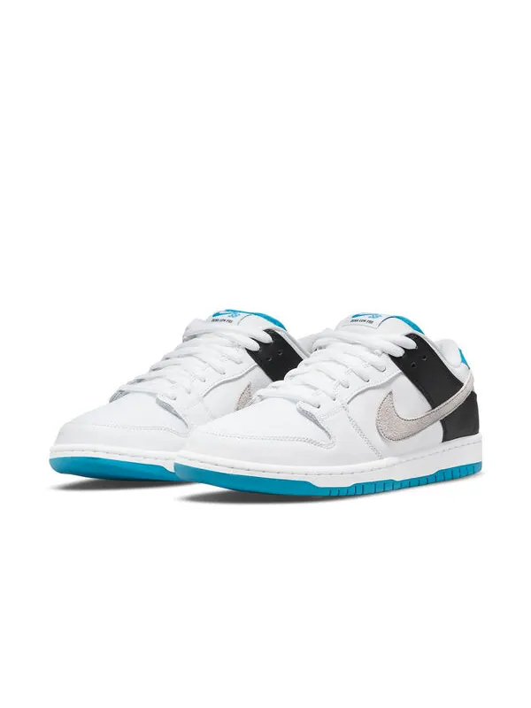 Кроссовки sb dunk low pro Nike — изображение 2 из 4, белый/серый/черный/синий