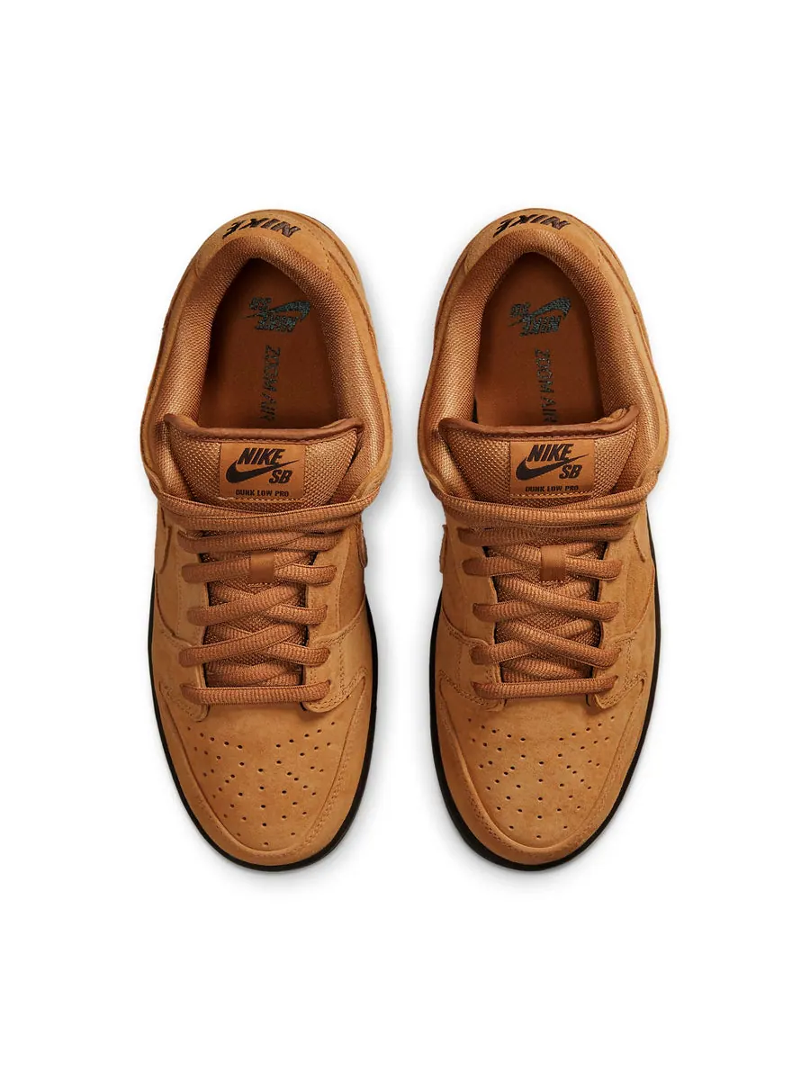 Кроссовки Nike SB Dunk Low Pro 'Wheat Mocha' — изображение 4 из 6, бежевый
