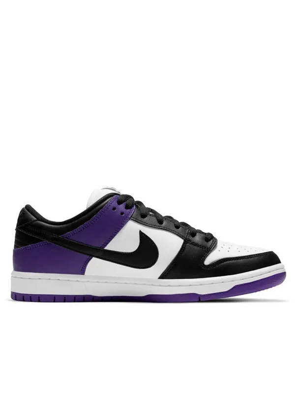 Кроссовки sb dunk low 'court purple' Nike — изображение 2 из 4, черный/фиолетовый/белый