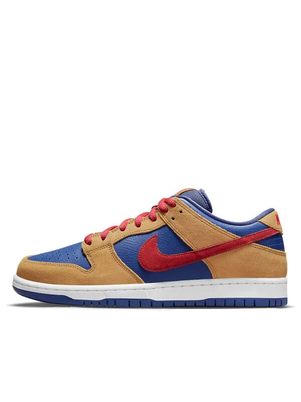 Кроссовки sb dunk low Nike — изображение 1 из 4, коричневый/красный/синий