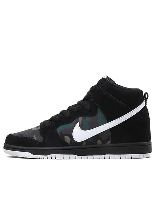 Кроссовки sb dunk высокие Nike — изображение 1 из 4, черный/белый--коричневый