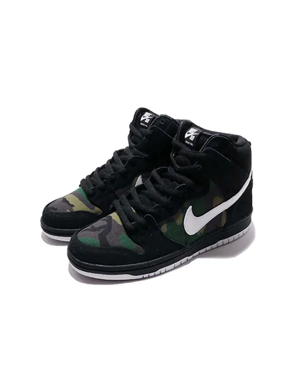 Кроссовки sb dunk высокие Nike — изображение 3 из 4, черный/белый--коричневый