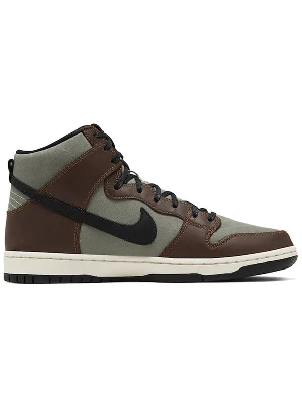 Кроссовки sb dunk high pro Nike — изображение 2 из 4, коричневый/черный