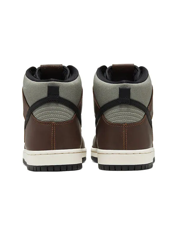 Кроссовки sb dunk high pro Nike — изображение 4 из 4, коричневый/черный