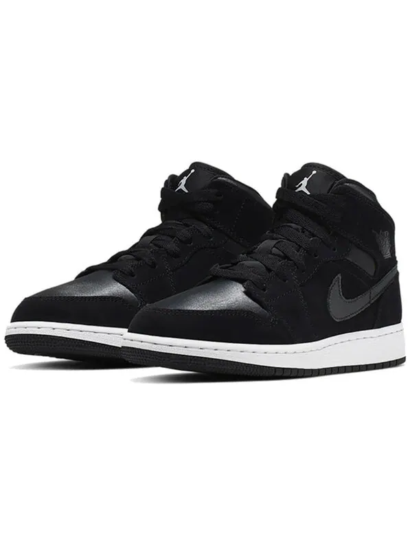 Кроссовки 1 средний размер Air Jordan — изображение 3 из 4, серый/черный