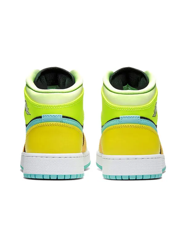 Кроссовки 1 средний размер Air Jordan — изображение 4 из 4, черный/зеленый