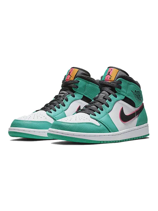 Кроссовки 1 средний размер Air Jordan — изображение 2 из 4, зеленый