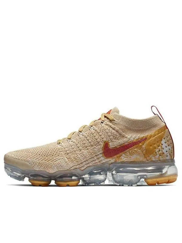 Кроссовки air vapormax 2 flyknit Nike — изображение 1 из 4, золотистый/красный