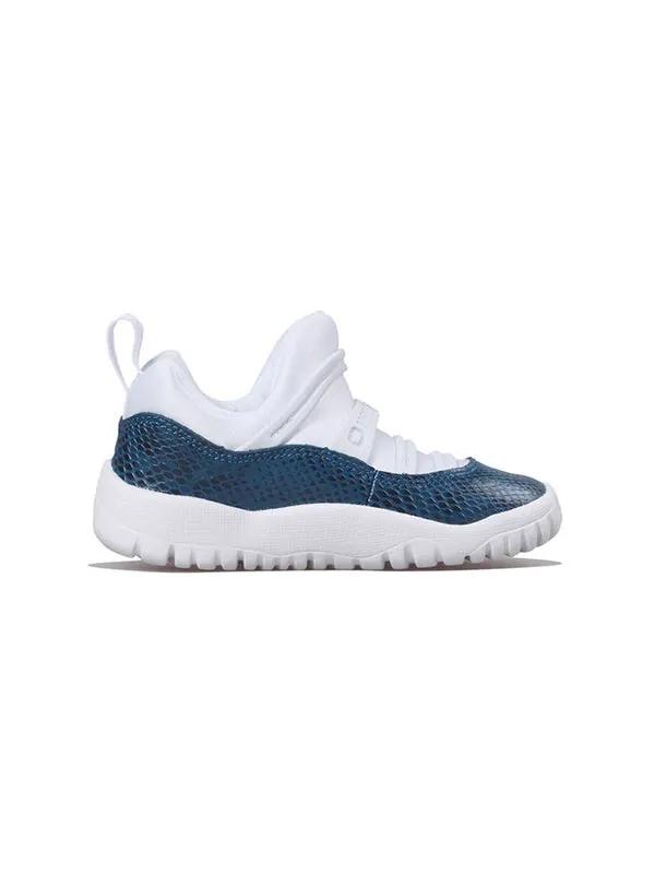 Кроссовки 11 ретро little flex Air Jordan — изображение 2 из 4, белый/темно-синий-черный