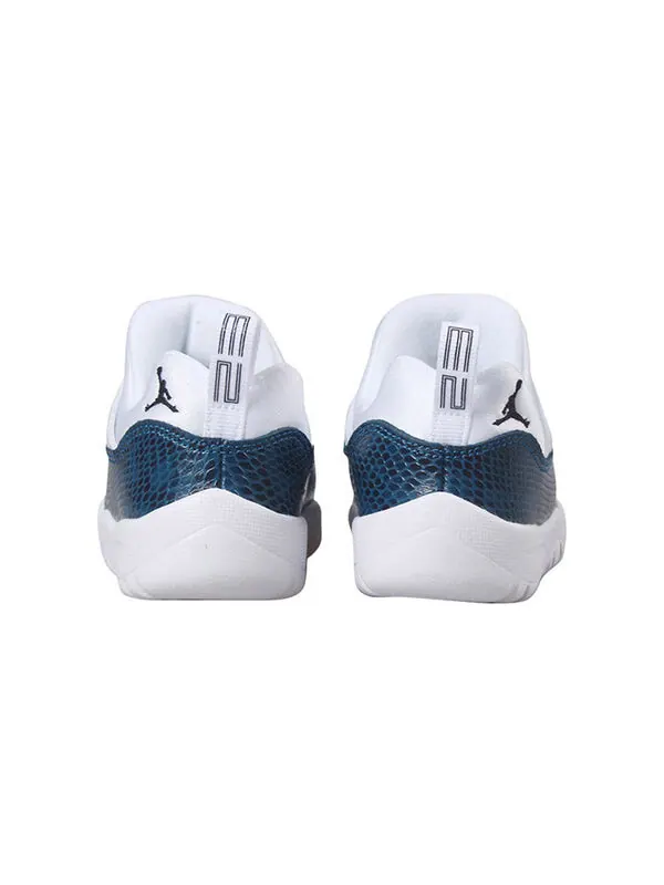 Кроссовки 11 ретро little flex Air Jordan — изображение 4 из 4, белый/темно-синий-черный