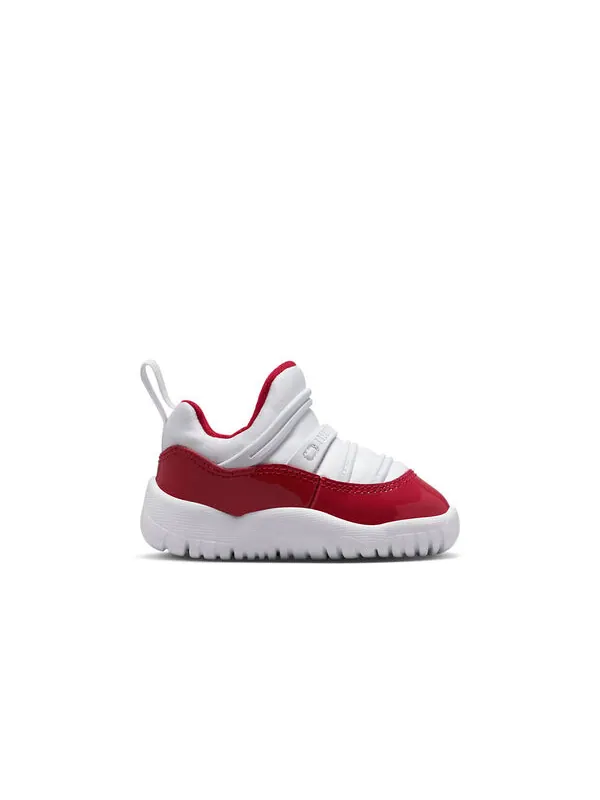 Кроссовки 11 ретро little flex Air Jordan — изображение 2 из 4, белый/черный/красный