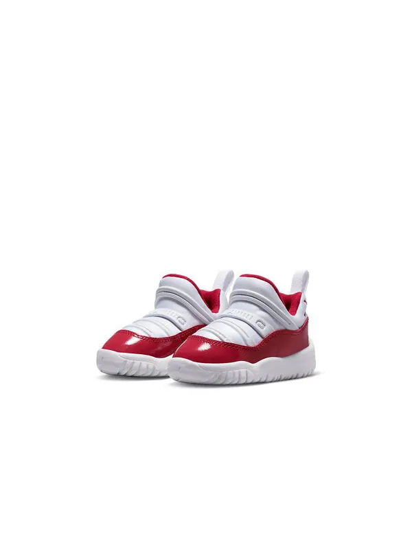 Кроссовки 11 ретро little flex Air Jordan — изображение 3 из 4, белый/черный/красный