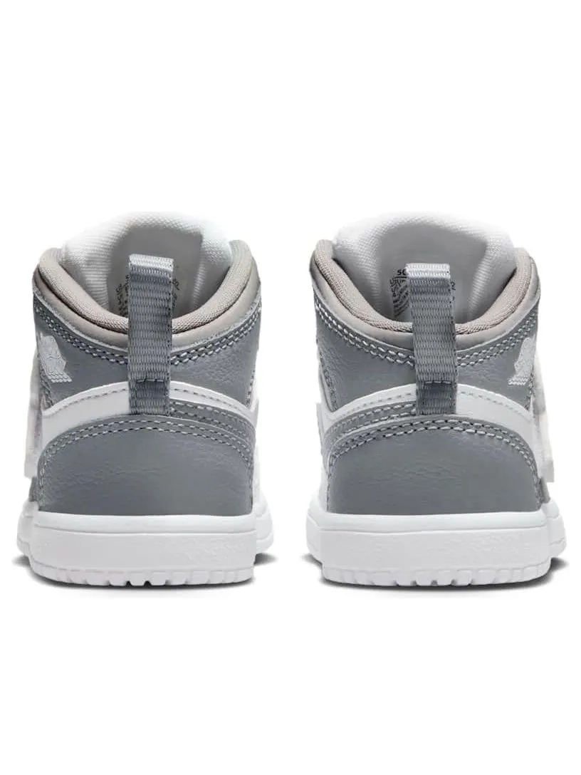 Кроссовки (TD) Air Jordan Sky Jordan 1 'Medium Grey White Cool Grey' — изображение 5 из 6, серый