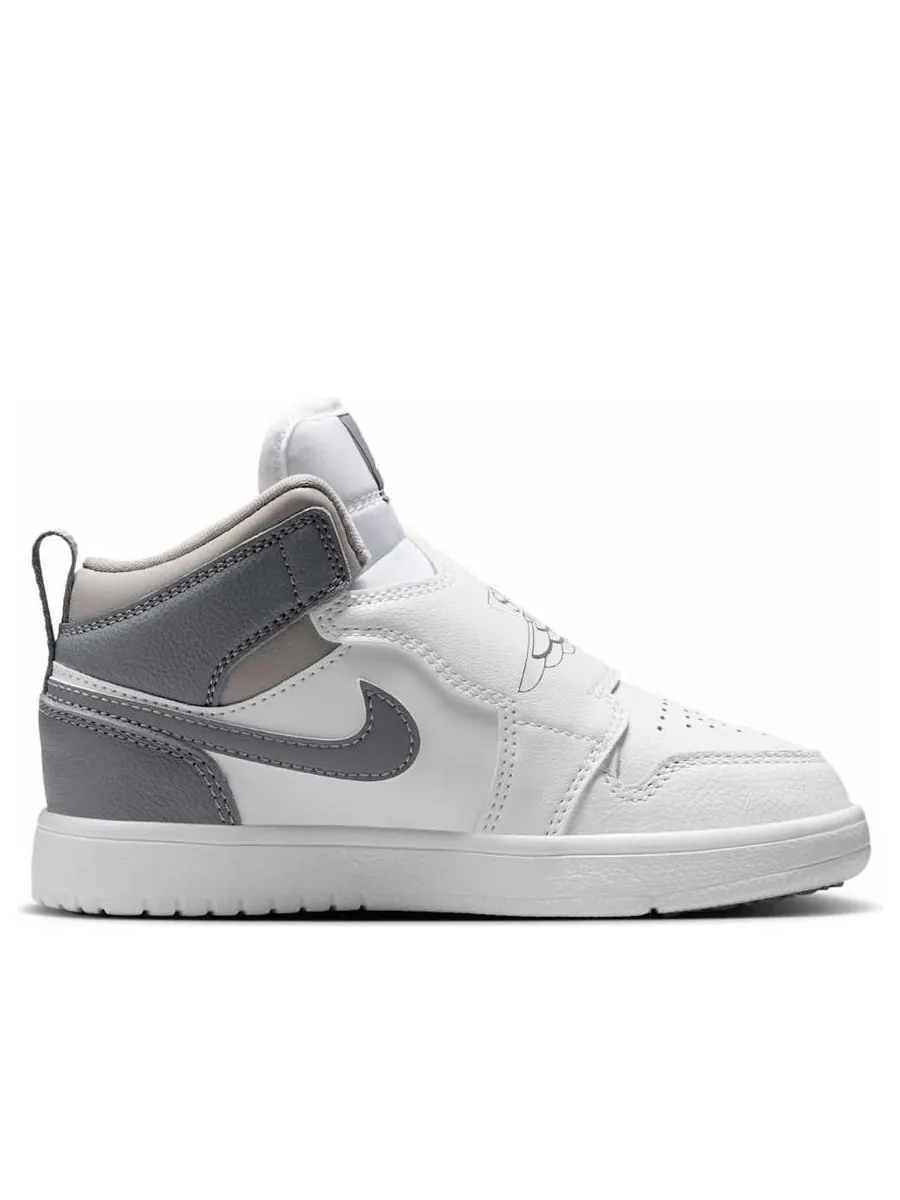 Кроссовки (PS) Air Jordan Sky Jordan 1 'Medium Grey White Cool Grey' — изображение 2 из 6, серый