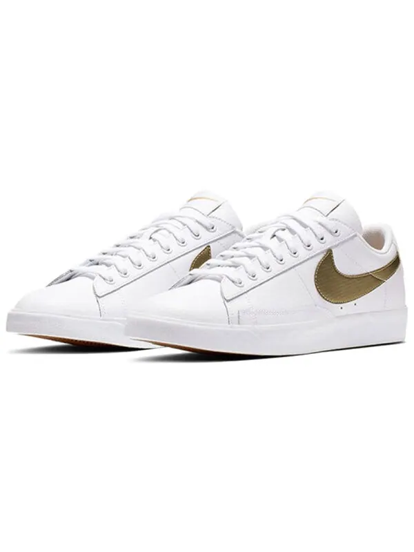 Кроссовки Nike Blazer — изображение 2 из 4, белый/золотистый