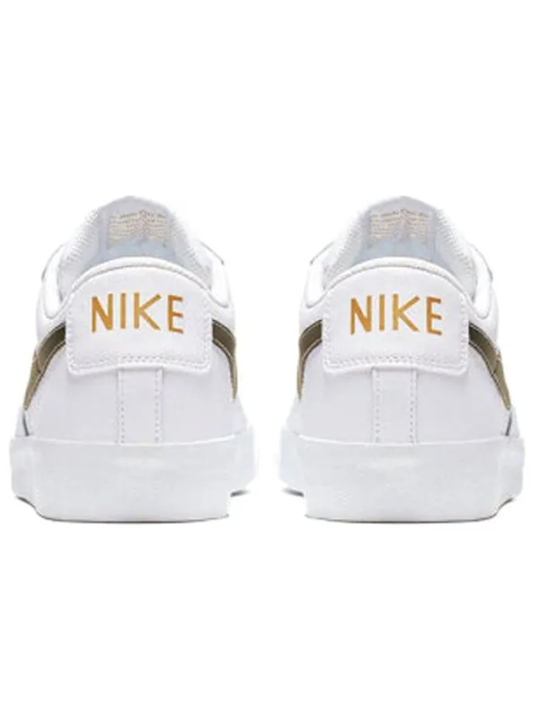 Кроссовки Nike Blazer — изображение 4 из 4, белый/золотистый