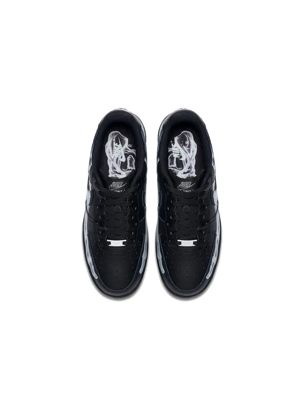 Кроссовки air force 1 '07 qs 'black skeleton' Nike — изображение 3 из 4, черный