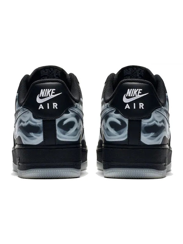Кроссовки air force 1 '07 qs 'black skeleton' Nike — изображение 4 из 4, черный