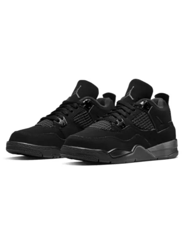 Кроссовки 4 ретро Air Jordan — изображение 3 из 4, черный/черный