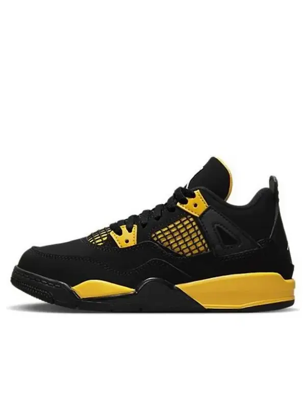 Кроссовки 4 ретро Air Jordan — изображение 1 из 4, черный/желтый