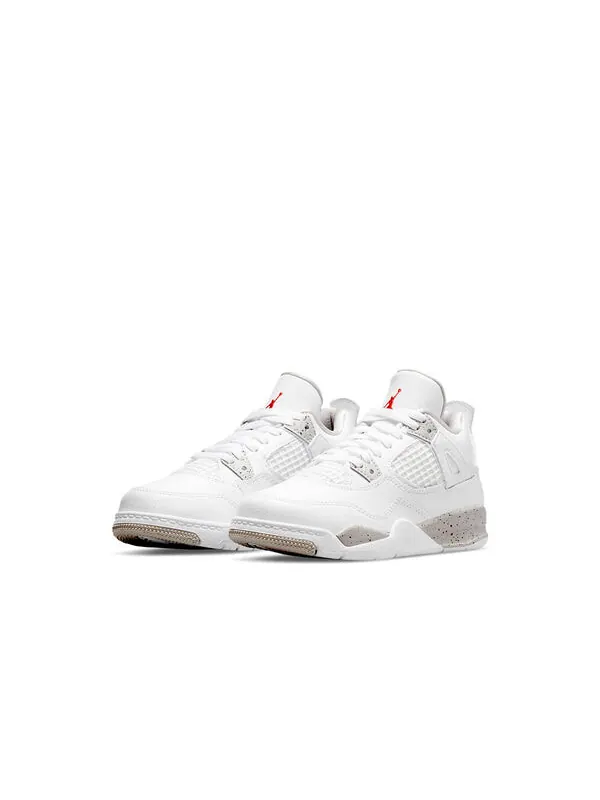 Кроссовки 4 ретро Air Jordan — изображение 3 из 4, белый/серый