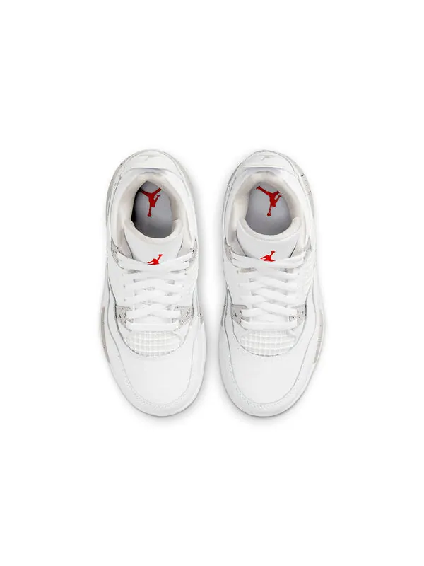 Кроссовки 4 ретро Air Jordan — изображение 4 из 4, белый/серый