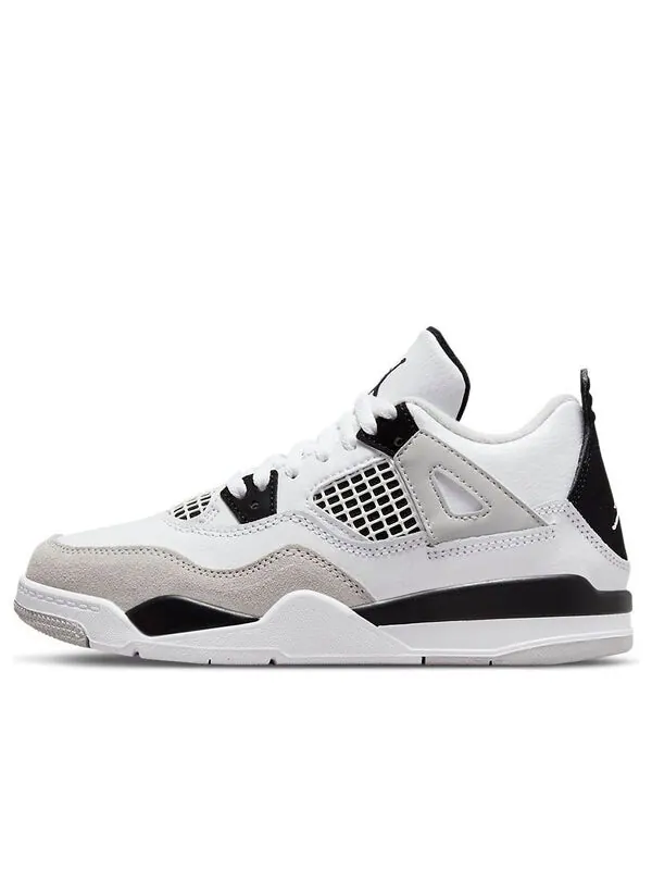 Кроссовки 4 ретро Air Jordan — изображение 1 из 4, белый/черный/серый